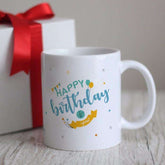 "Happy Birthday to you" printed ceramic mug 330 Ml,  for gifting to mom, dad, siblings, Friends